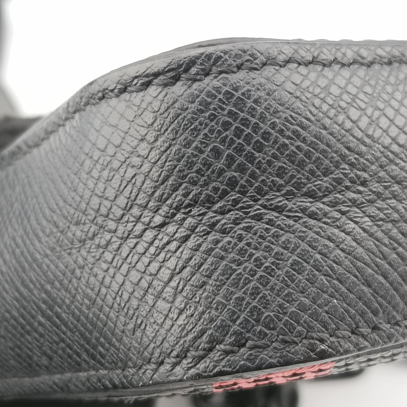 Pre-owned Louis Vuitton Danoob Messenger Black × Orange × Blue Taiga M30332 shoulderbag | stylenewstar