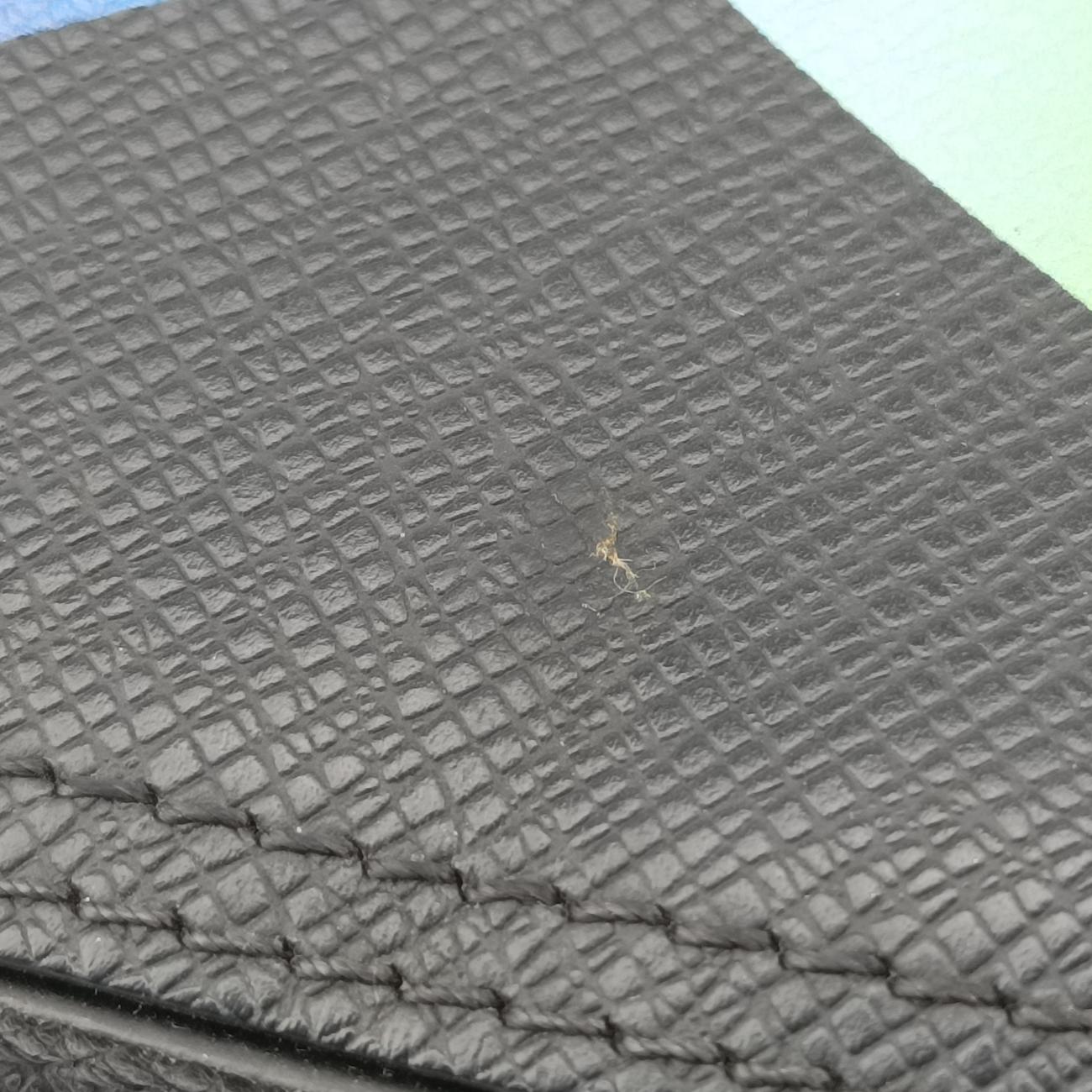 Pre-owned Louis Vuitton Danoob Messenger Black × Orange × Blue Taiga M30332 shoulderbag | stylenewstar