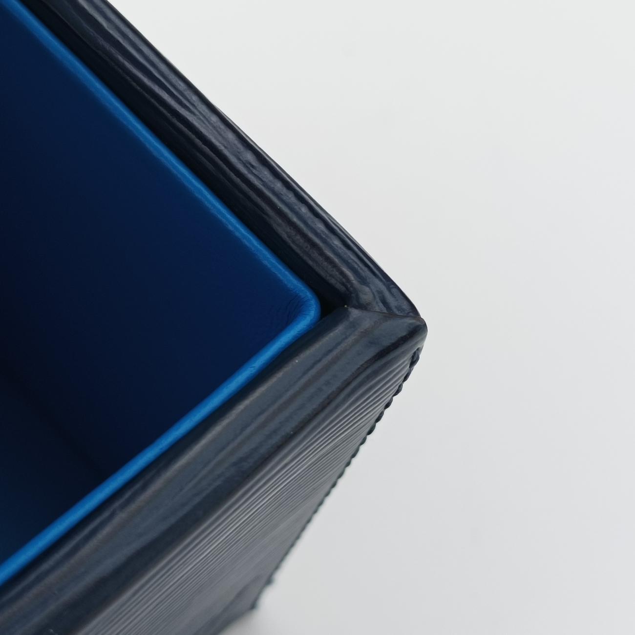 Pre-owned Louis Vuitton Breaker box Navy×Red epi M52466 shoulderbag | stylenewstar