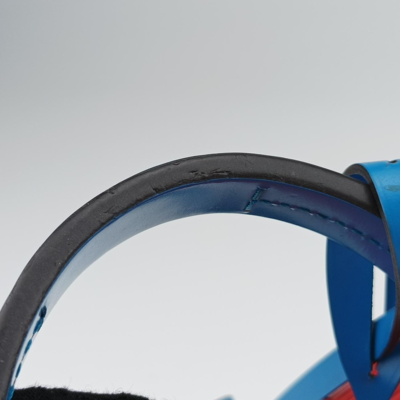 Pre-owned Louis Vuitton Breaker box Navy×Red epi M52466 shoulderbag | stylenewstar