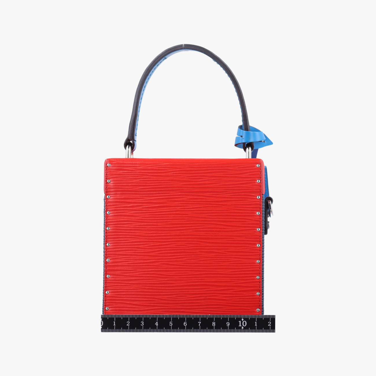 Pre-owned Louis Vuitton Breaker box Navy×Red epi M52466 shoulderbag | stylenewstar