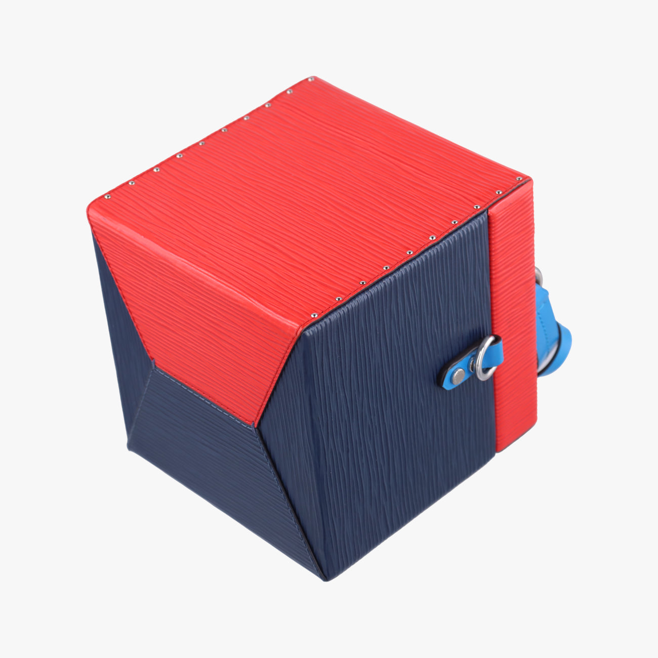 Pre-owned Louis Vuitton Breaker box Navy×Red epi M52466 shoulderbag | stylenewstar