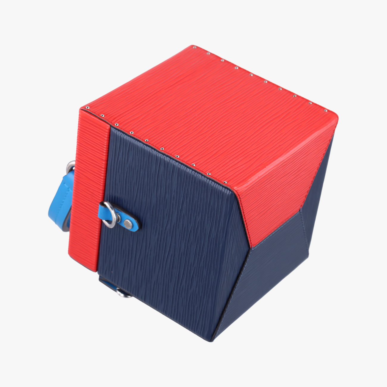 Pre-owned Louis Vuitton Breaker box Navy×Red epi M52466 shoulderbag | stylenewstar