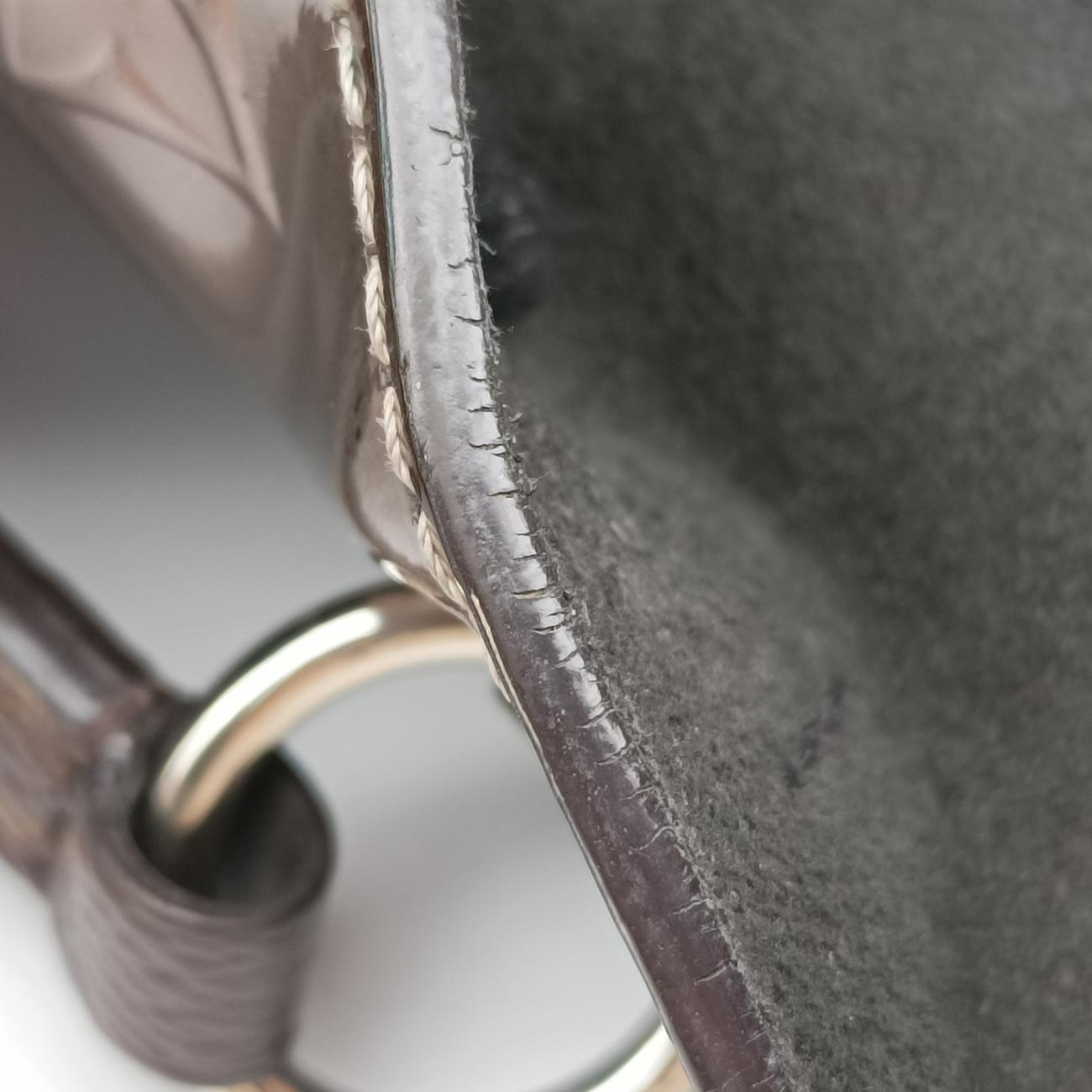 Pre-owned Louis Vuitton Spring Street PM Rose Pale Enamel × Coated Canvas M90502 shoulderbag | stylenewstar