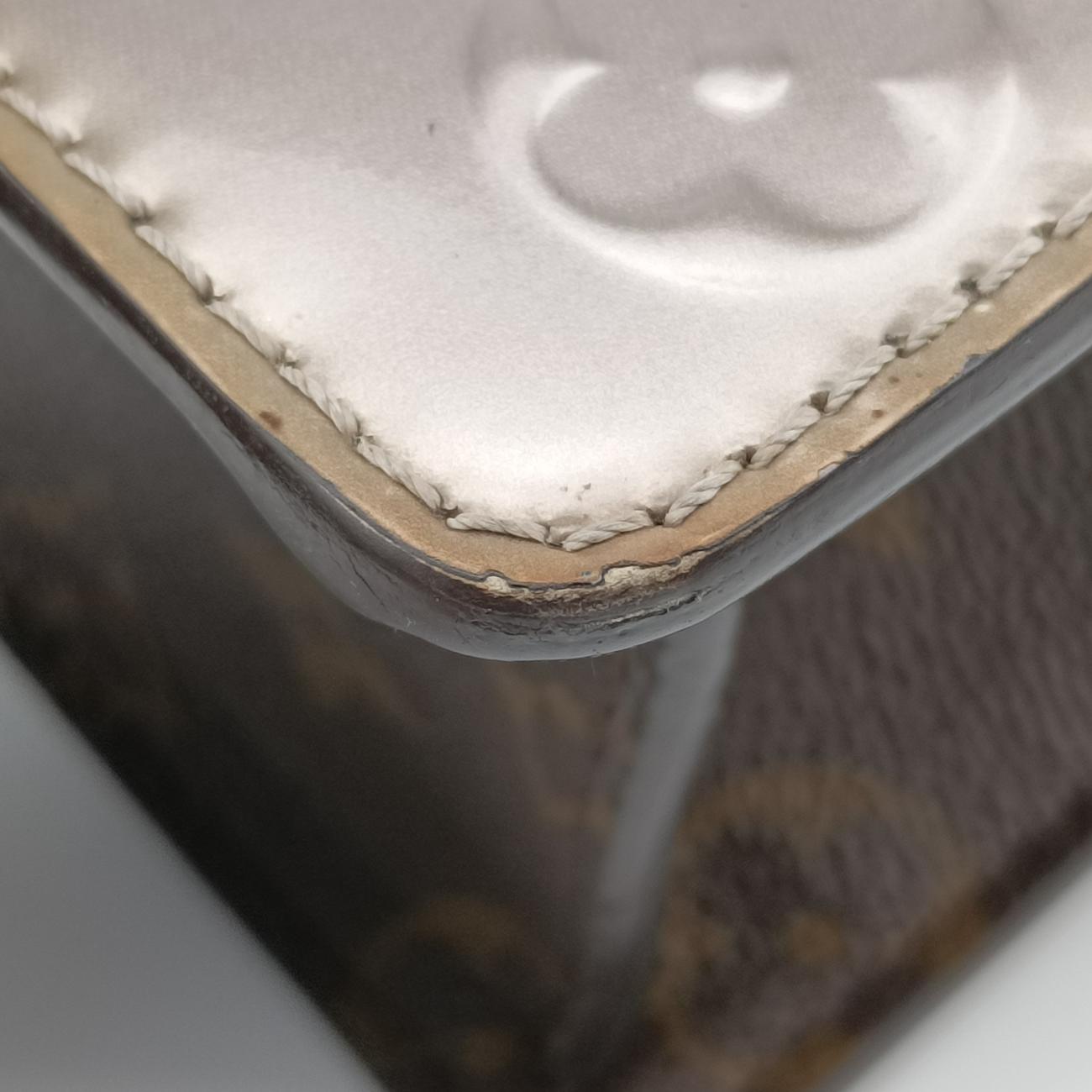 Pre-owned Louis Vuitton Spring Street PM Rose Pale Enamel × Coated Canvas M90502 shoulderbag | stylenewstar