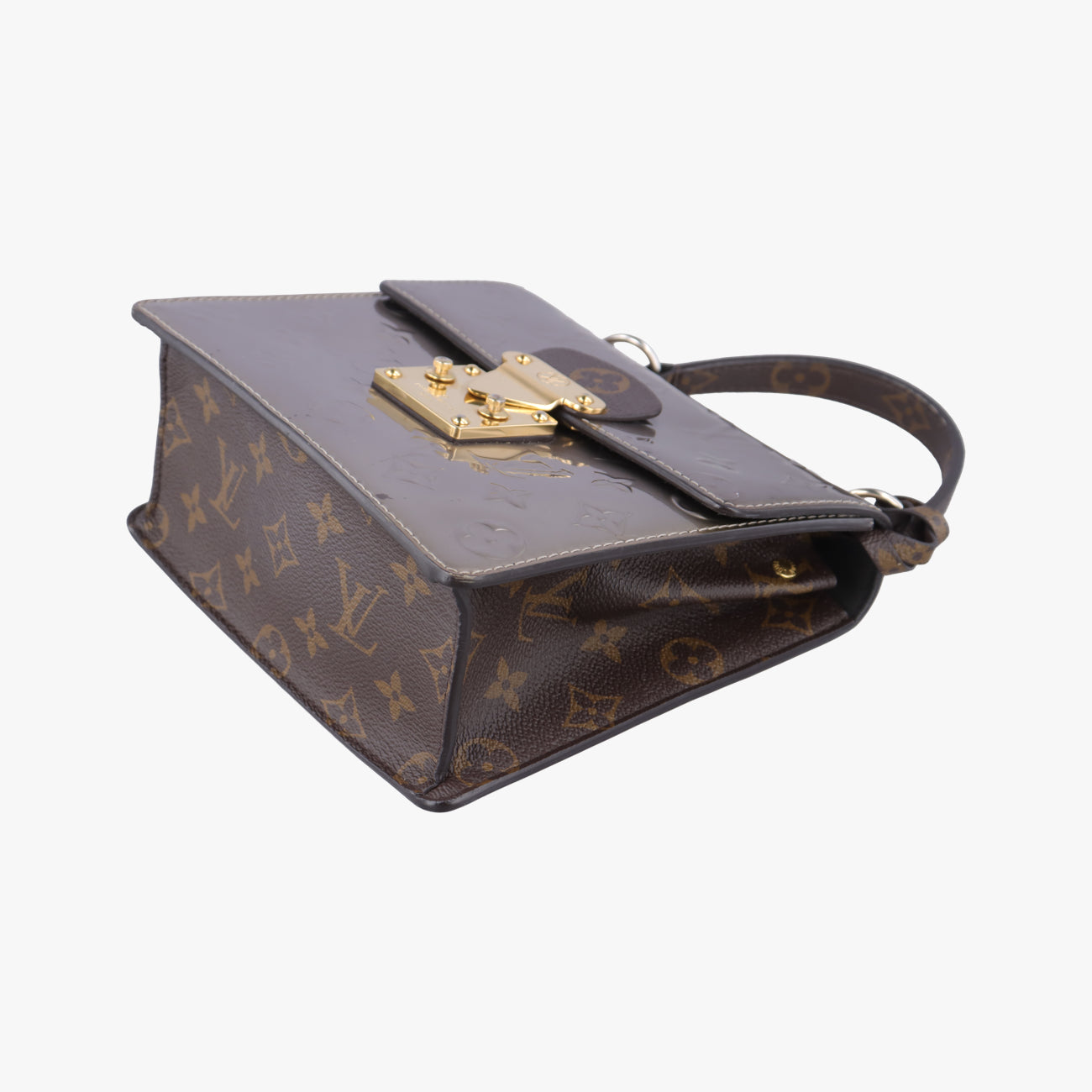 Pre-owned Louis Vuitton Spring Street PM Rose Pale Enamel × Coated Canvas M90502 shoulderbag | stylenewstar