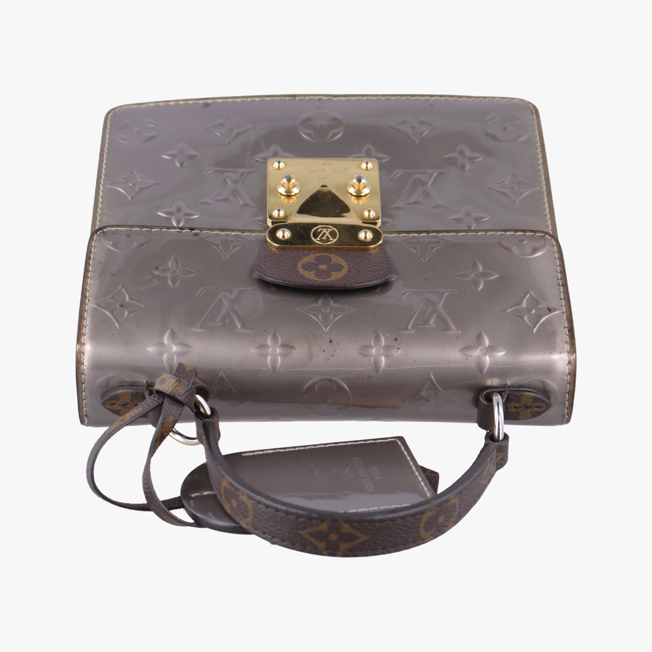 Pre-owned Louis Vuitton Spring Street PM Rose Pale Enamel × Coated Canvas M90502 shoulderbag | stylenewstar