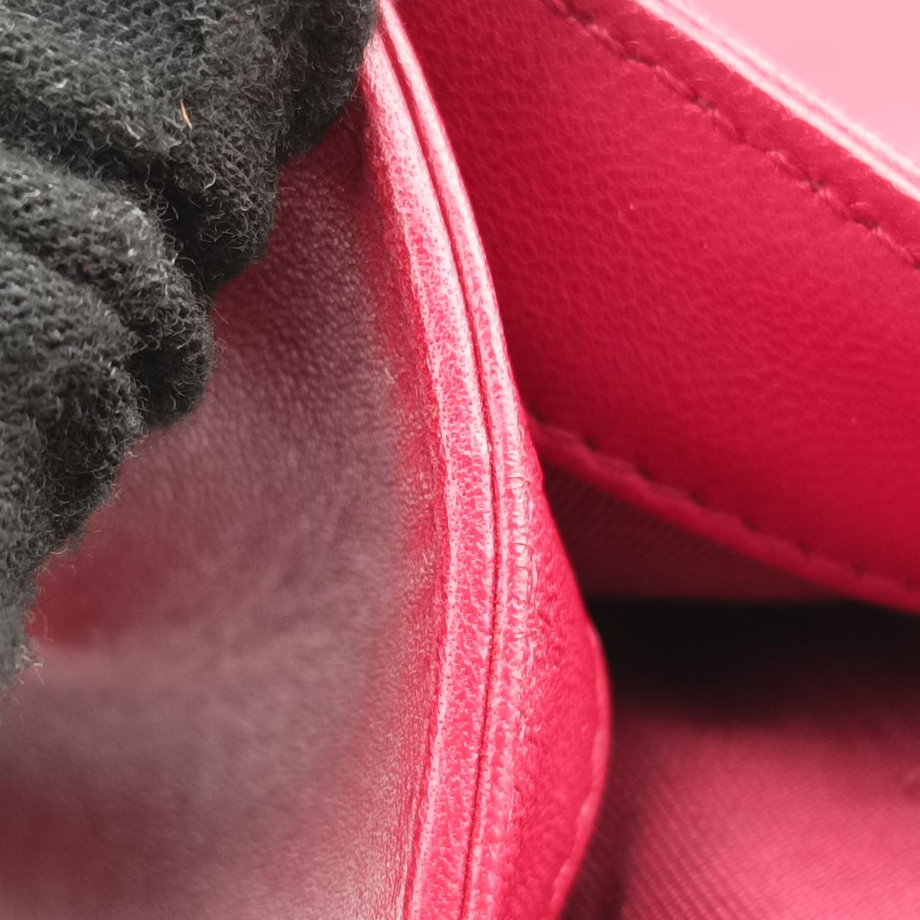 Pre-owned Chanel BOY CHANEL Red lambskin A67087 shoulderbag | stylenewstar