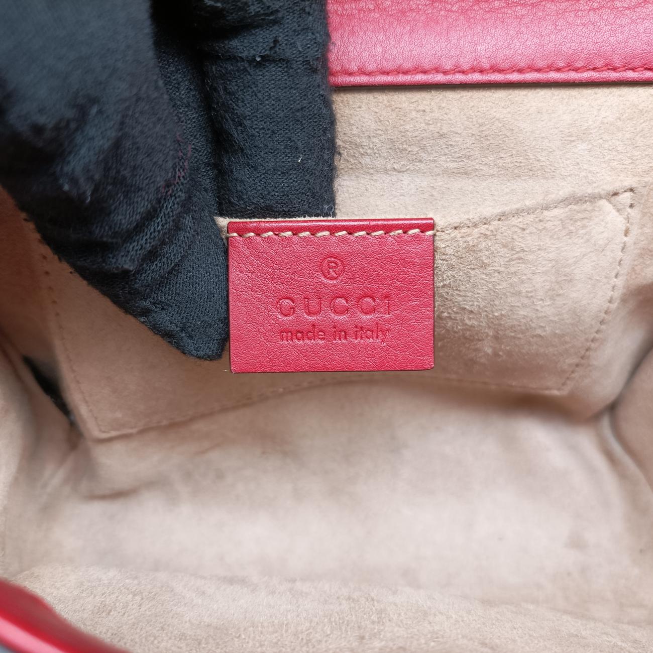 Secondhand Gucci Padlock Red Leather 432182 shoulderbag | stylenewstar