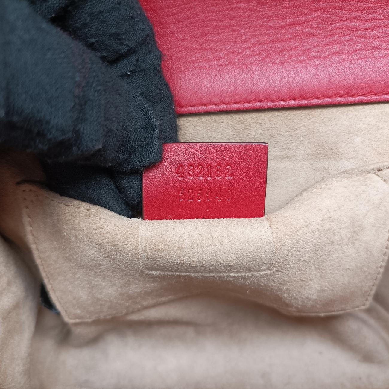 Secondhand Gucci Padlock Red Leather 432182 shoulderbag | stylenewstar