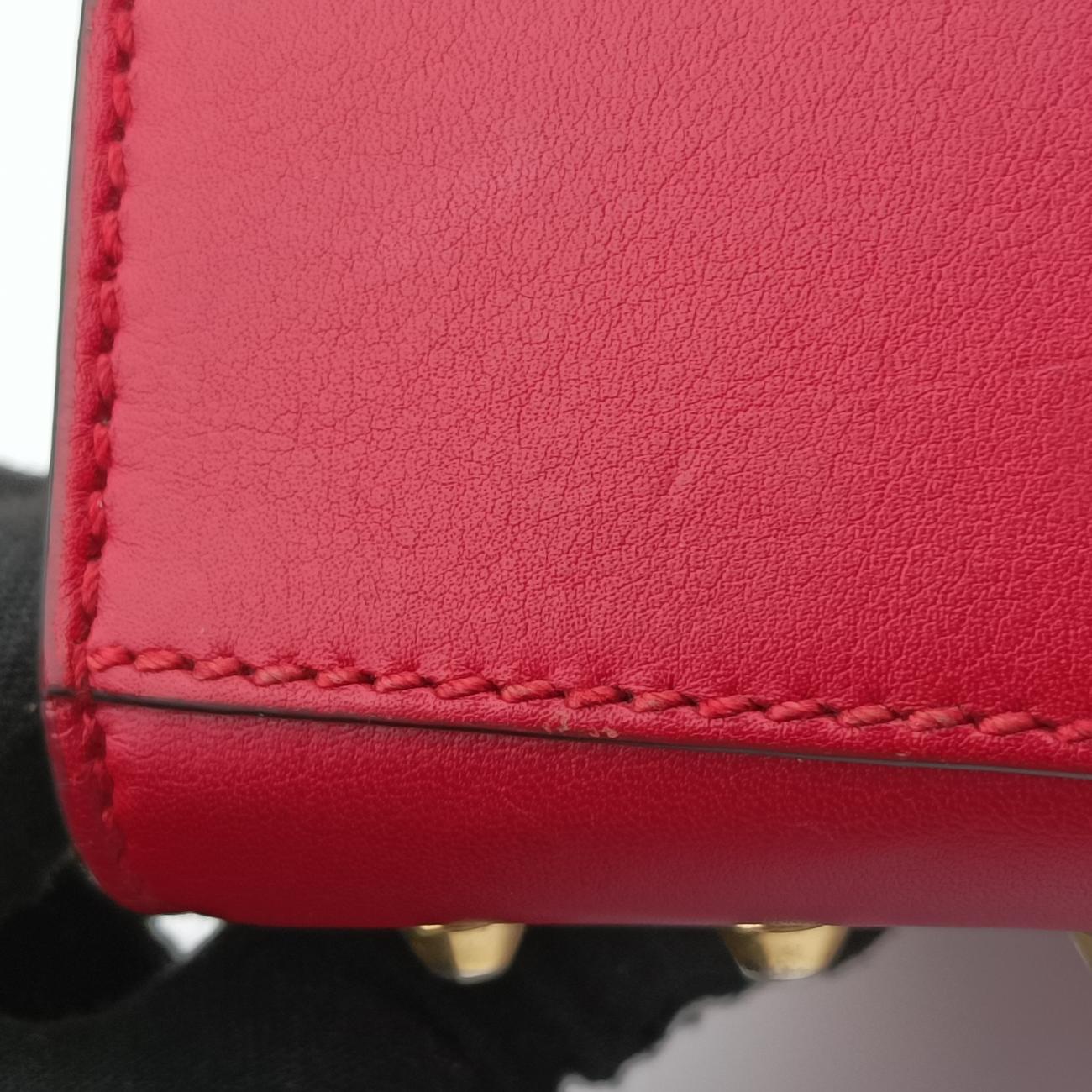 Secondhand Gucci Padlock Red Leather 432182 shoulderbag | stylenewstar