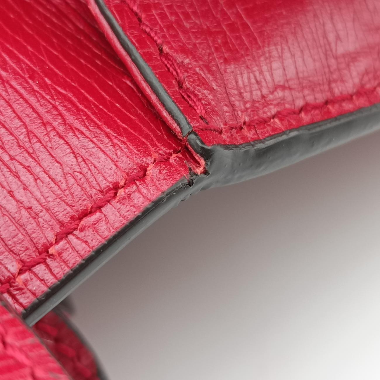 Pre-owned Gucci Sylvie red×Multicolour Leather 470270 shoulderbag | stylenewstar