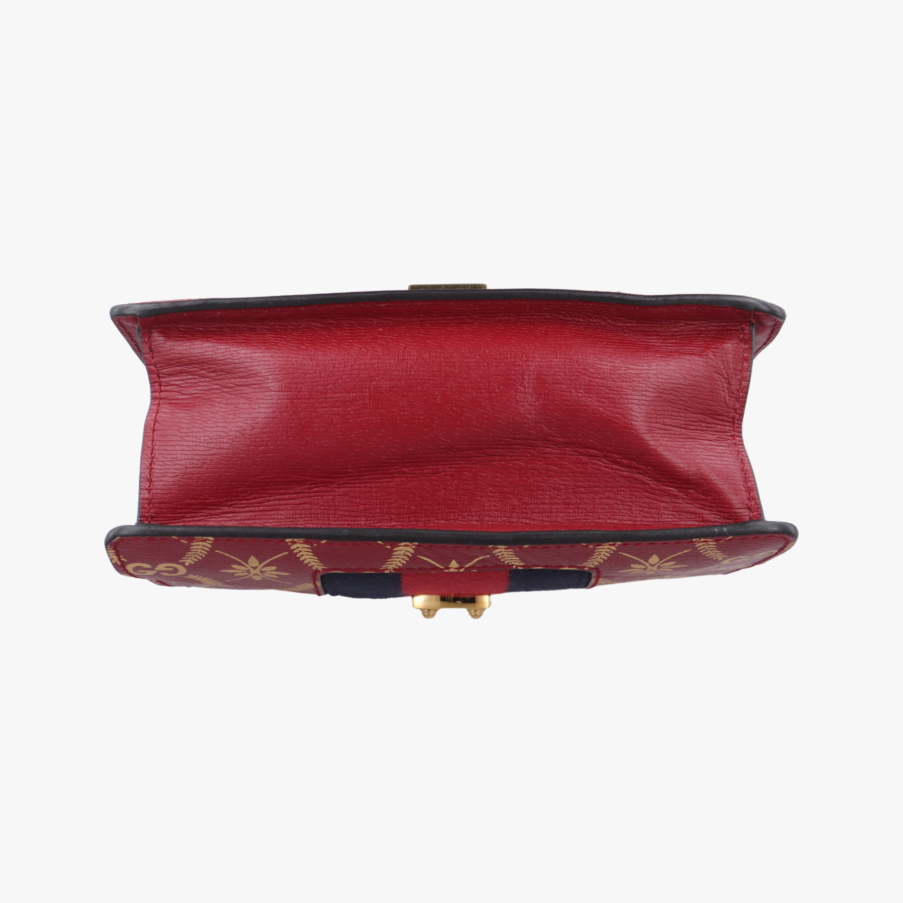 Pre-owned Gucci Sylvie red×Multicolour Leather 470270 shoulderbag | stylenewstar