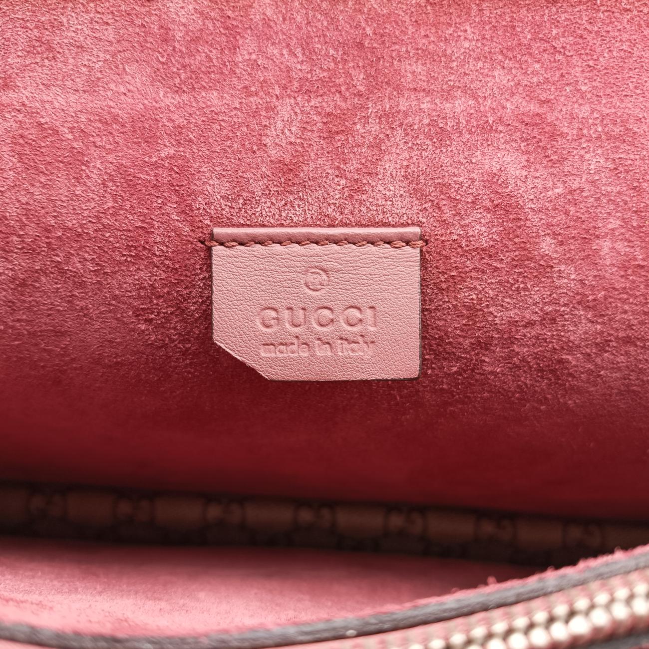 Pre-owned Gucci Dionysus beige×red×multicolor PVC coated canvas 400235 shoulderbag | stylenewstar