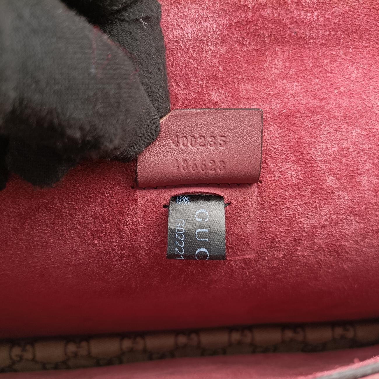 Pre-owned Gucci Dionysus beige×red×multicolor PVC coated canvas 400235 shoulderbag | stylenewstar