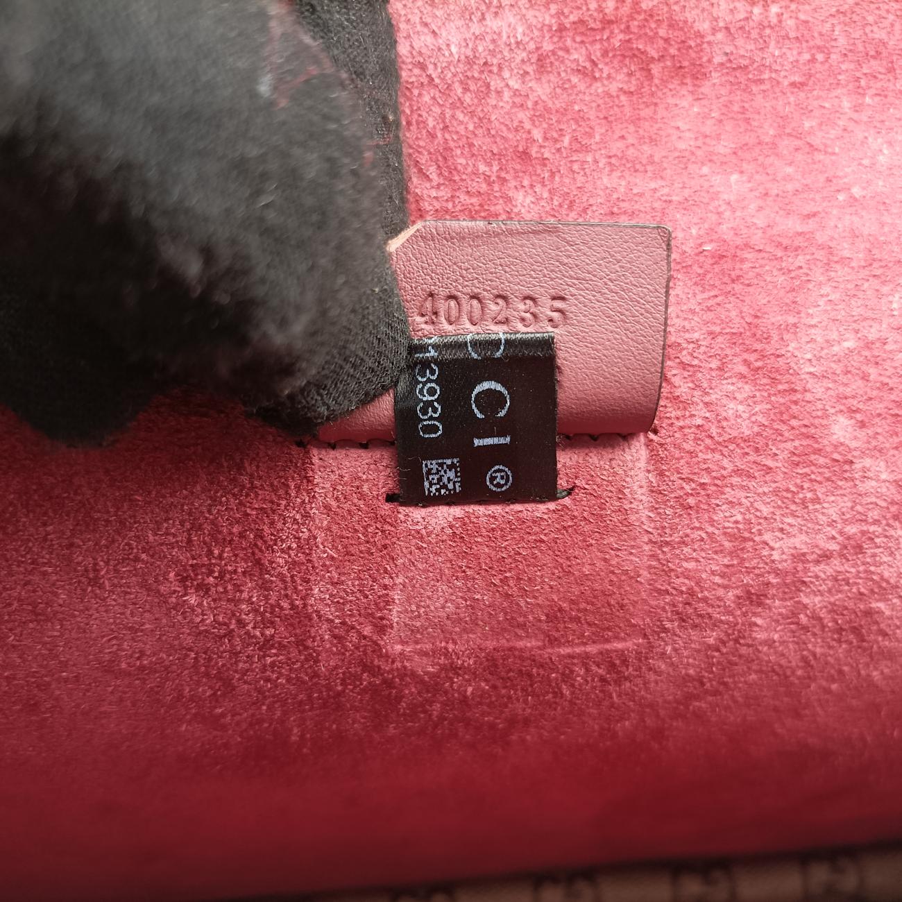 Pre-owned Gucci Dionysus beige×red×multicolor PVC coated canvas 400235 shoulderbag | stylenewstar