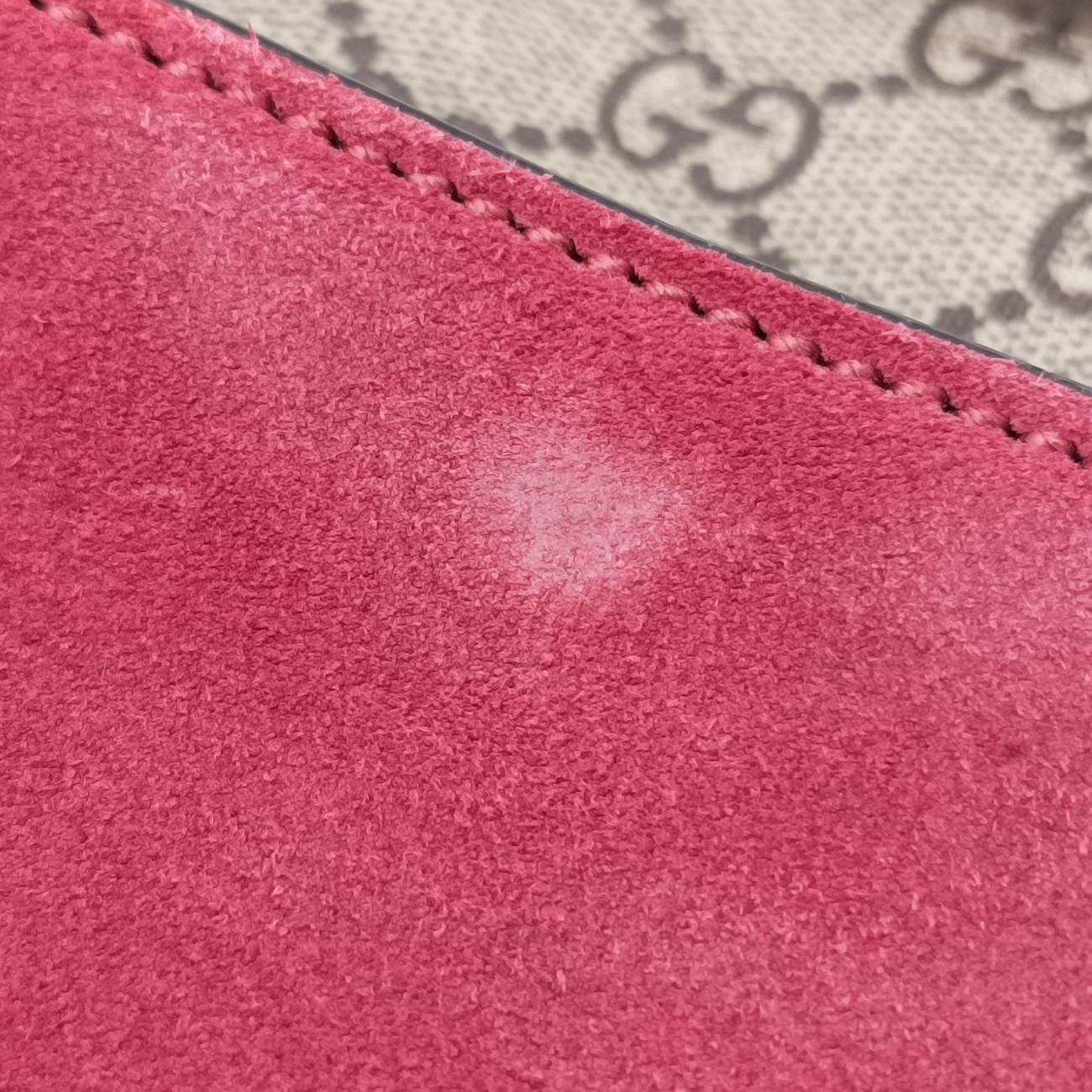 Pre-owned Gucci Dionysus beige×red×multicolor PVC coated canvas 400235 shoulderbag | stylenewstar