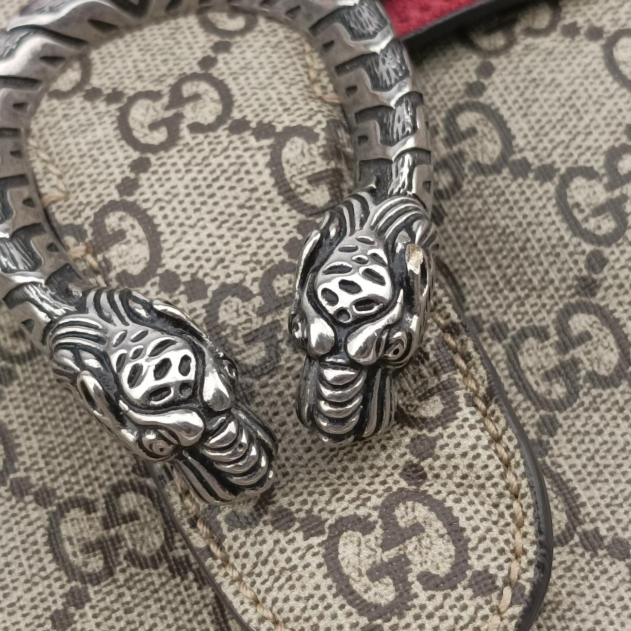 Pre-owned Gucci Dionysus beige×red×multicolor PVC coated canvas 400235 shoulderbag | stylenewstar