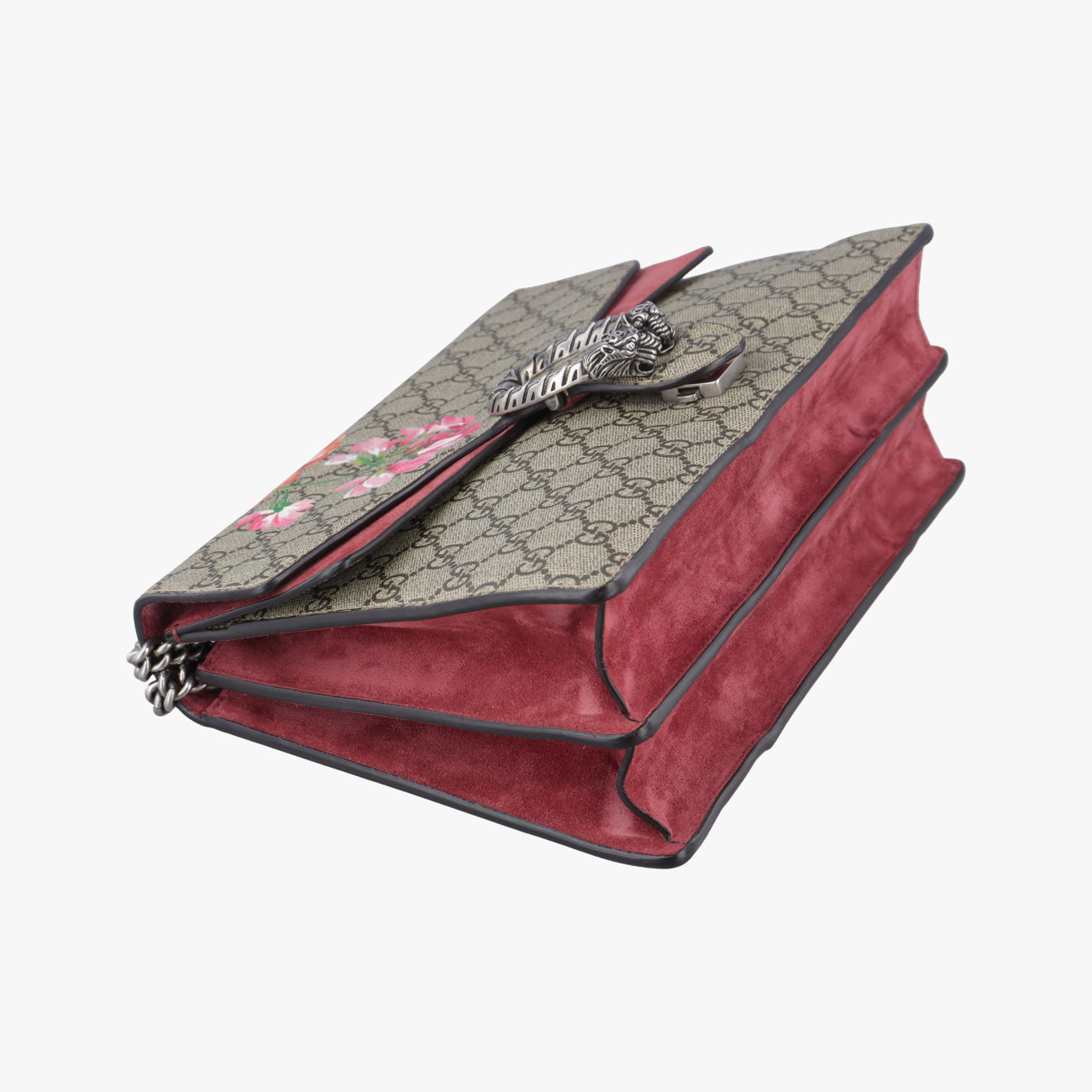 Pre-owned Gucci Dionysus beige×red×multicolor PVC coated canvas 400235 shoulderbag | stylenewstar