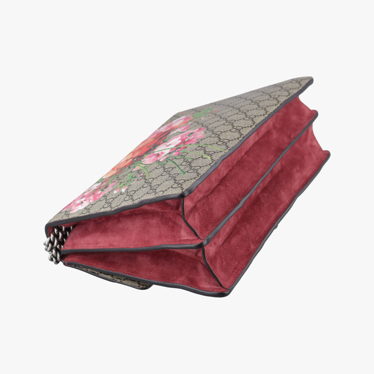 Pre-owned Gucci Dionysus beige×red×multicolor PVC coated canvas 400235 shoulderbag | stylenewstar