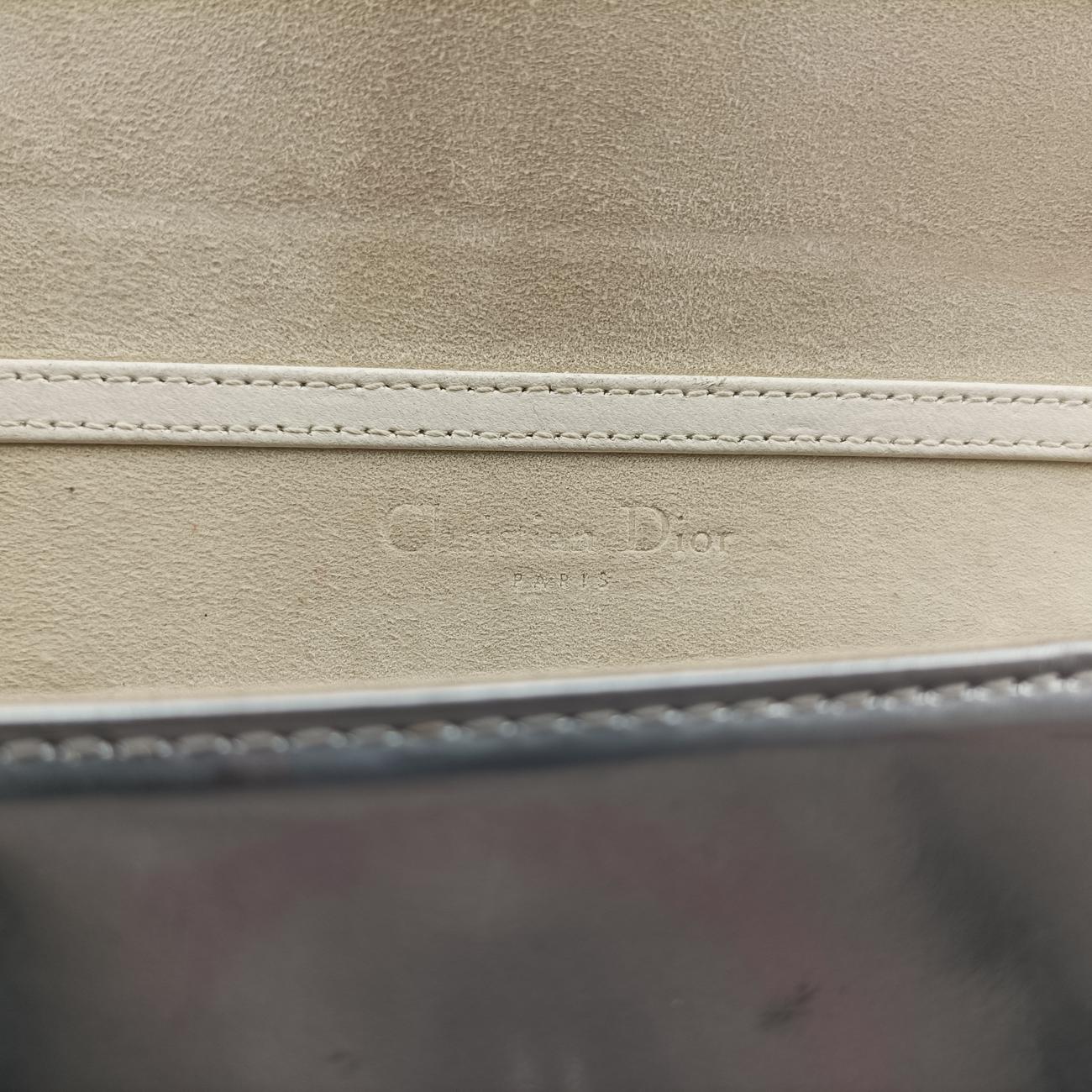Secondhand Christian Dior Diorama Silver Patent　  shoulderbag | stylenewstar