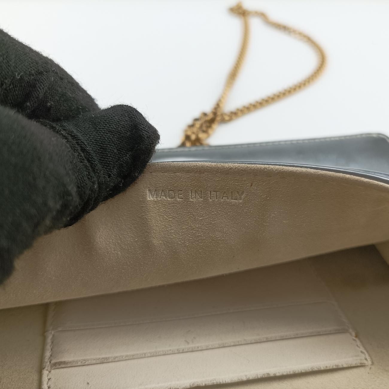 Secondhand Christian Dior Diorama Silver Patent　  shoulderbag | stylenewstar