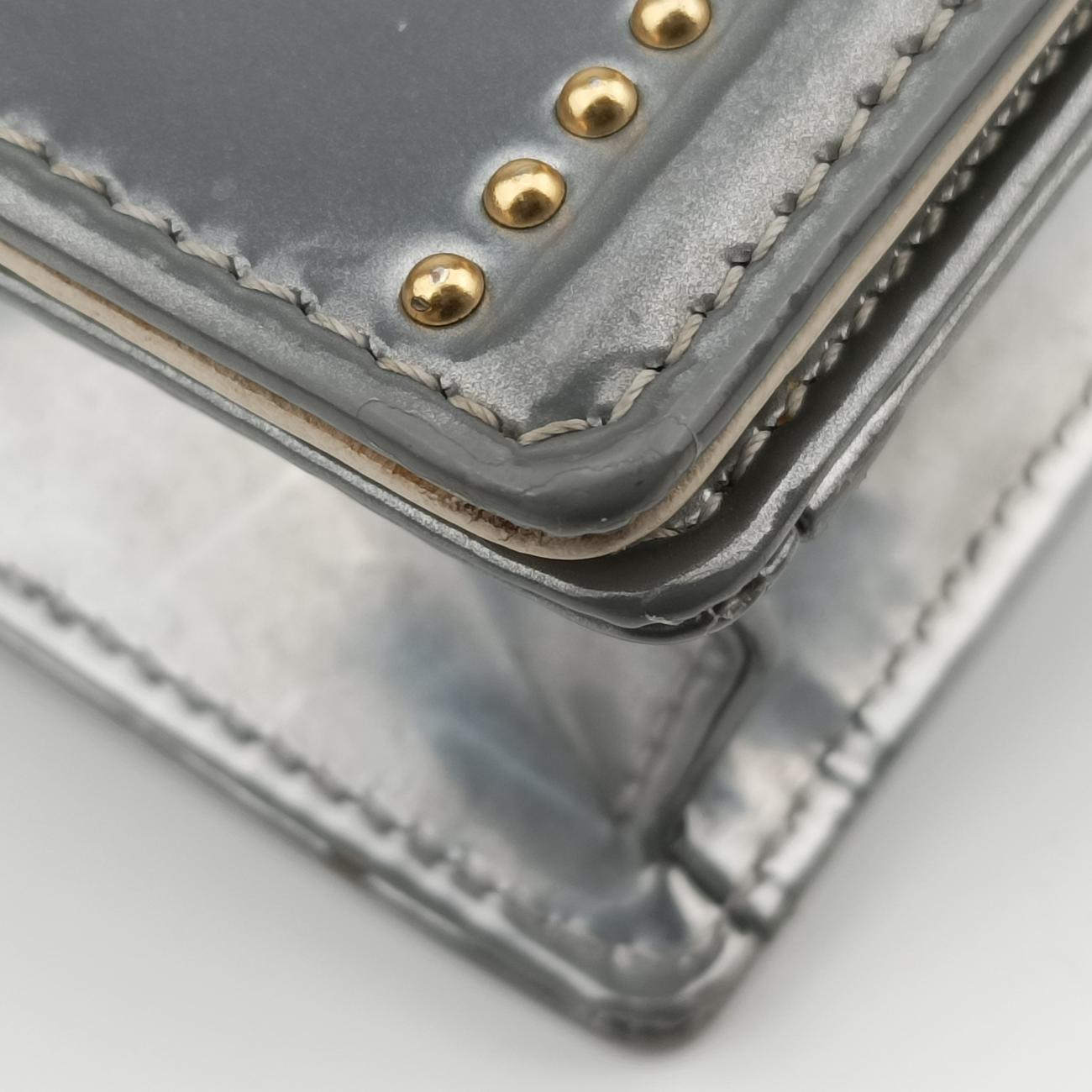 Secondhand Christian Dior Diorama Silver Patent　  shoulderbag | stylenewstar