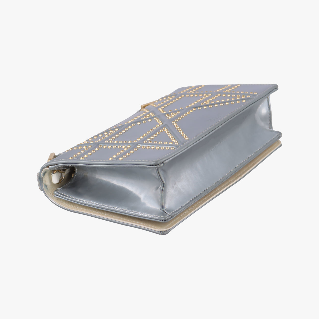 Secondhand Christian Dior Diorama Silver Patent　  shoulderbag | stylenewstar