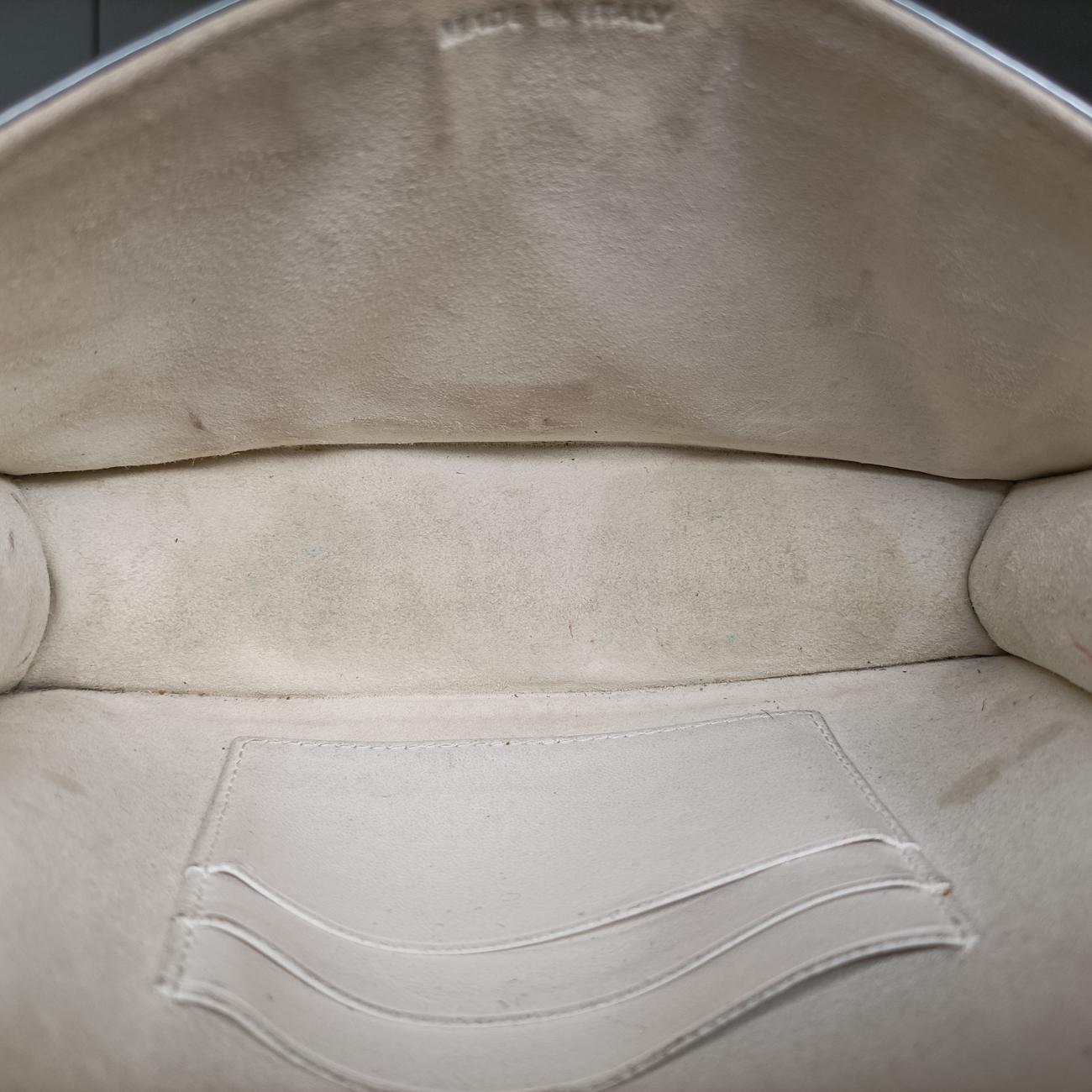 Secondhand Christian Dior Diorama Silver Patent　  shoulderbag | stylenewstar