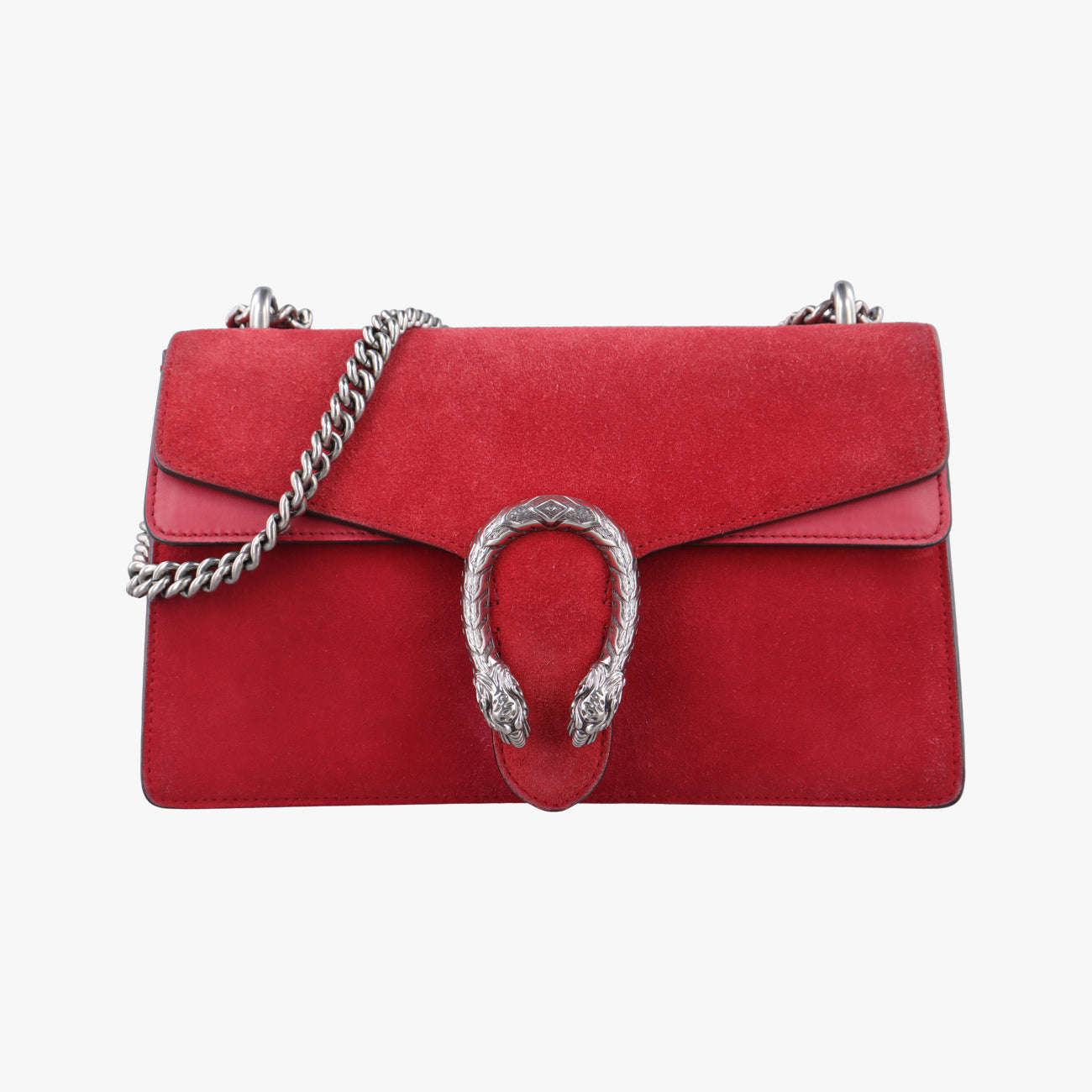 Secondhand Gucci Dionysus Red suede 400249 shoulderbag | stylenewstar