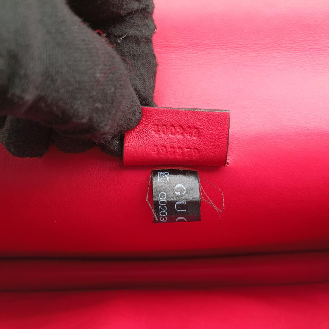 Secondhand Gucci Dionysus Red suede 400249 shoulderbag | stylenewstar