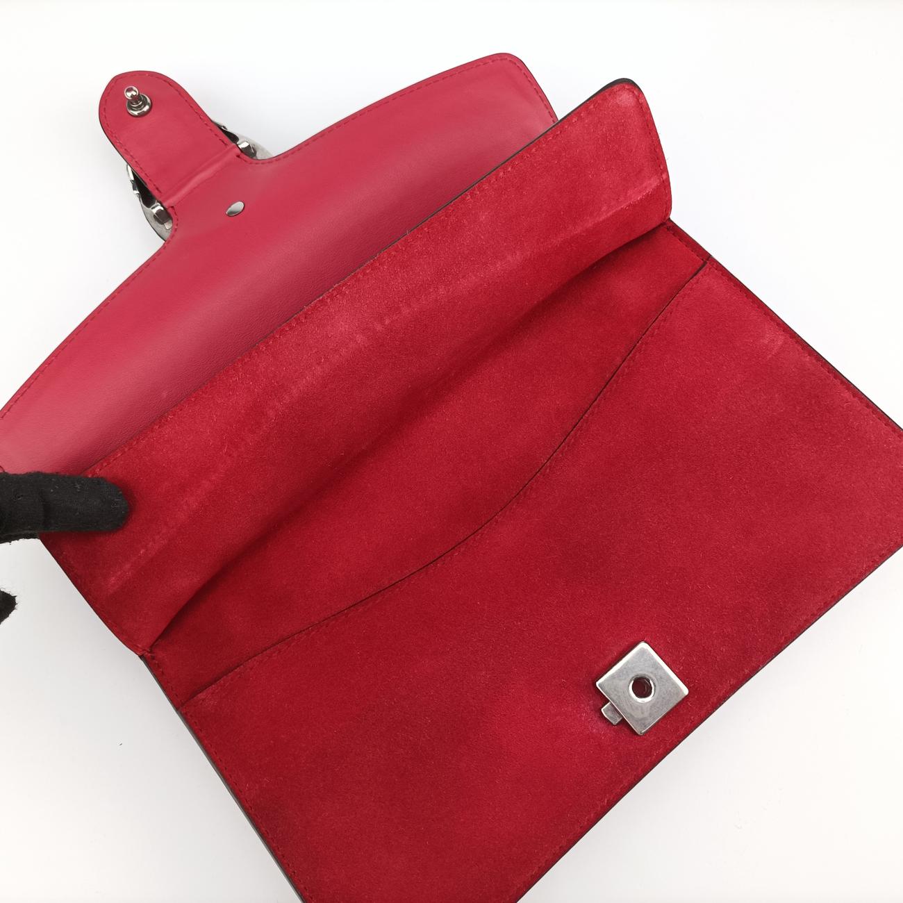Secondhand Gucci Dionysus Red suede 400249 shoulderbag | stylenewstar