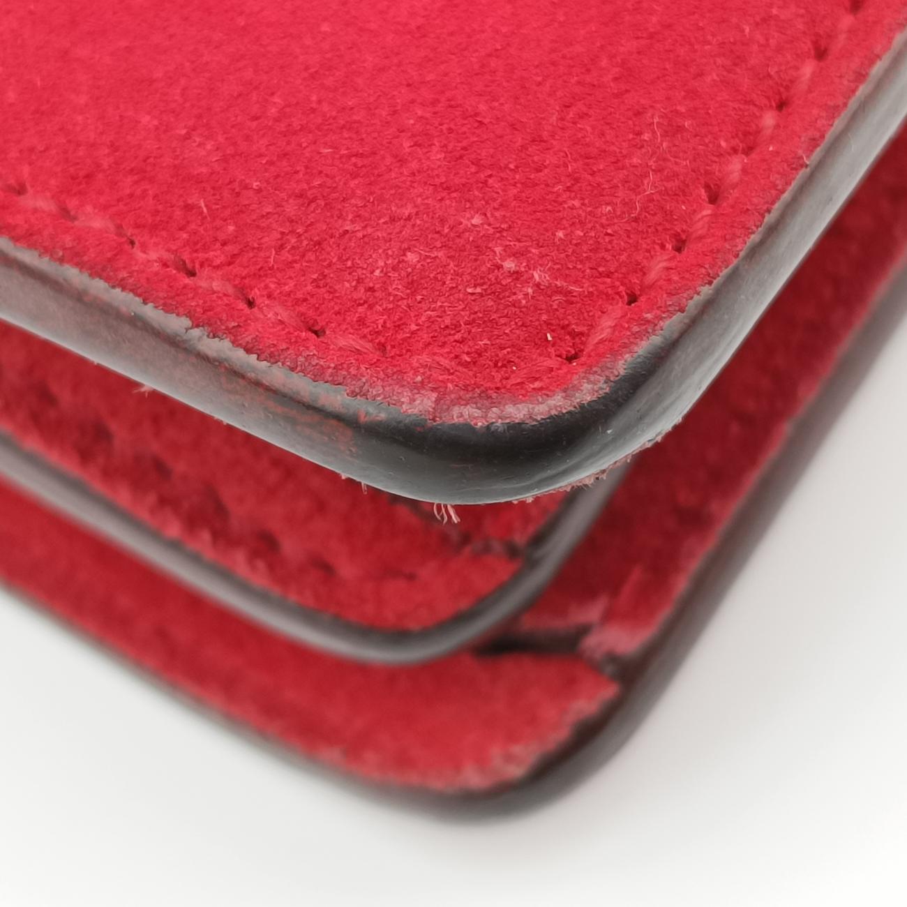 Secondhand Gucci Dionysus Red suede 400249 shoulderbag | stylenewstar