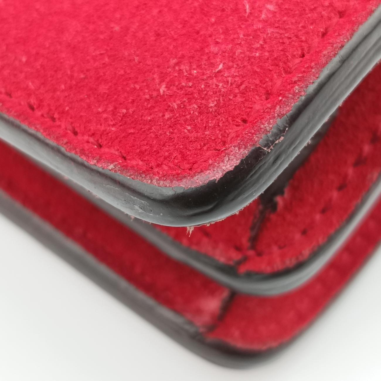 Secondhand Gucci Dionysus Red suede 400249 shoulderbag | stylenewstar