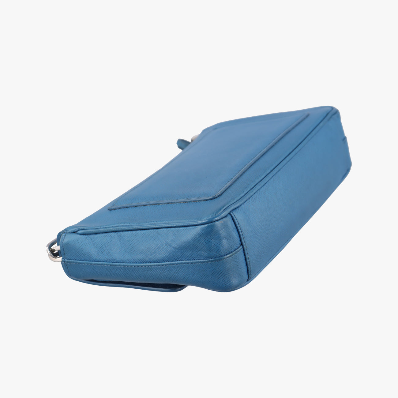 Secondhand Prada Sound Rock Blue Saffiano Leather BT0974 shoulderbag | stylenewstar