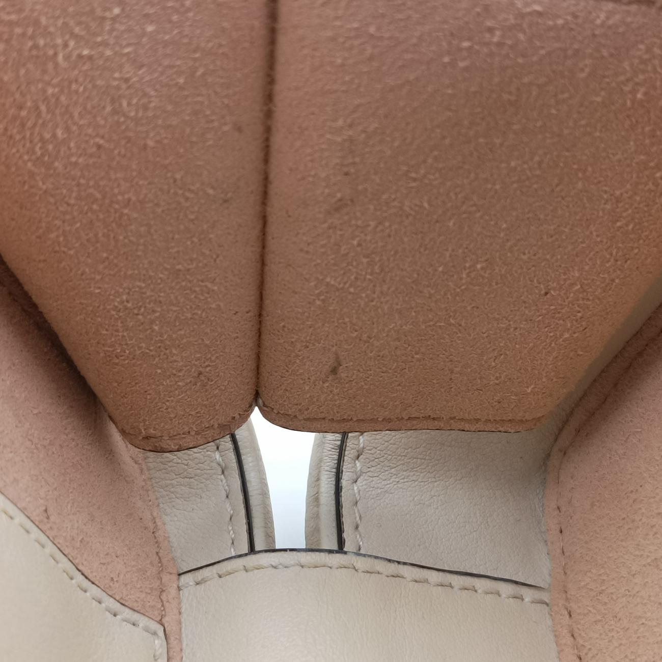 Pre-owned Gucci Interlocking G White×red Leather 658230 shoulderbag | stylenewstar