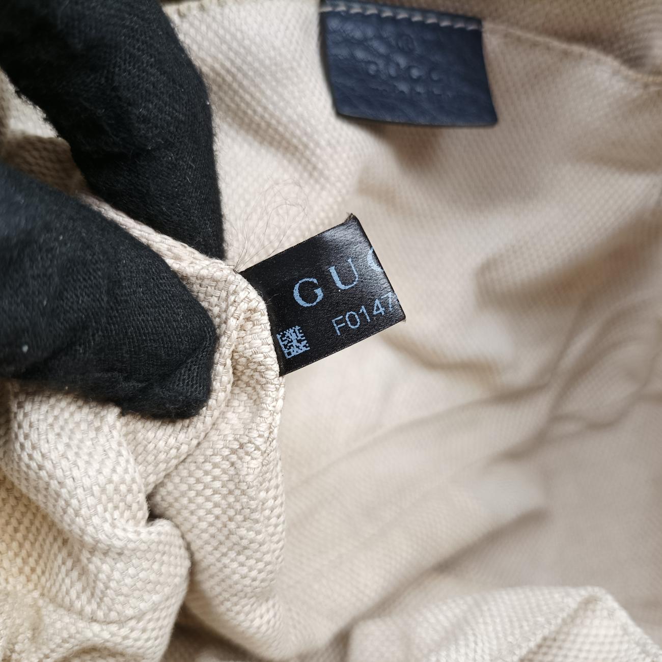 Pre-owned Gucci Soho Navy Leather 308364 shoulderbag | stylenewstar