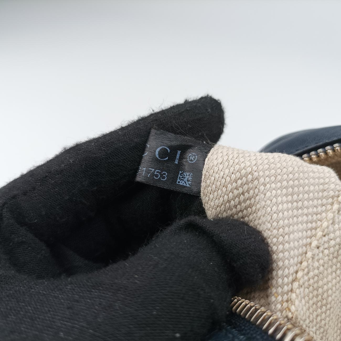 Pre-owned Gucci Soho Navy Leather 308364 shoulderbag | stylenewstar