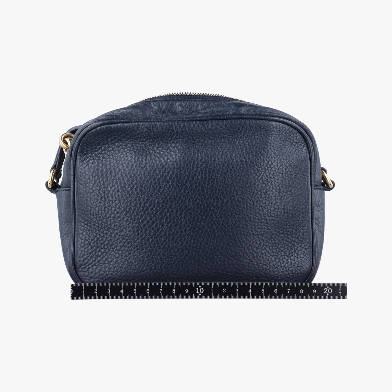 Pre-owned Gucci Soho Navy Leather 308364 shoulderbag | stylenewstar