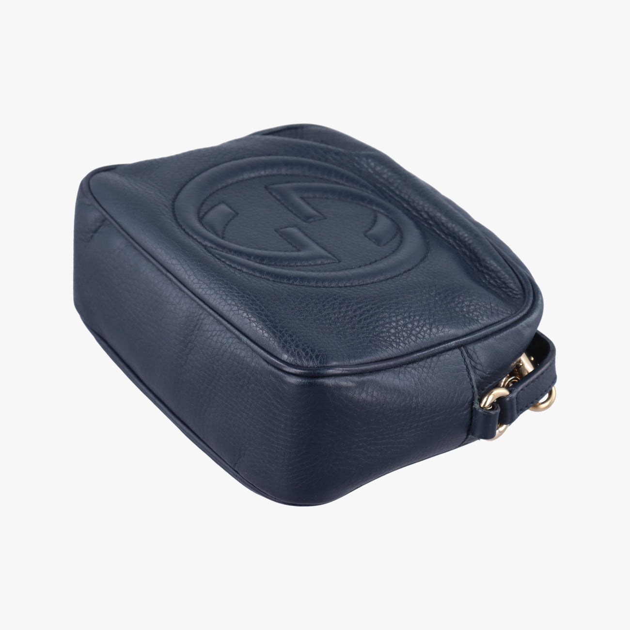 Pre-owned Gucci Soho Navy Leather 308364 shoulderbag | stylenewstar