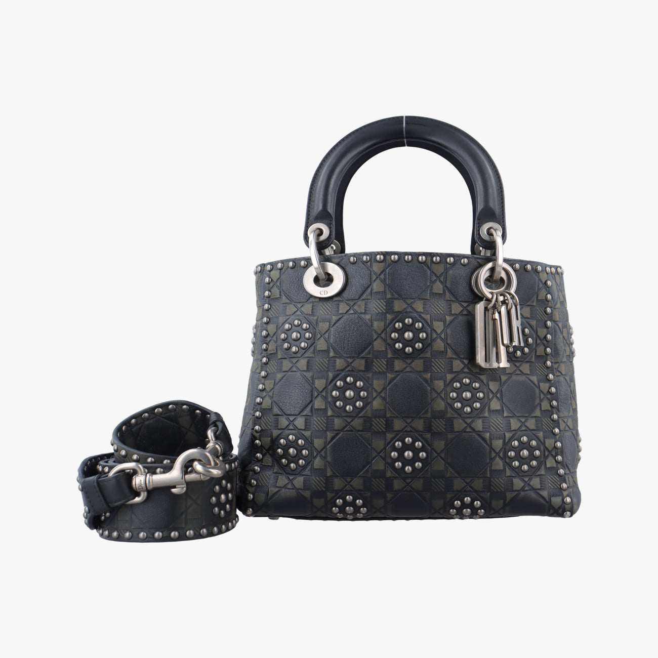 Pre-owned Christian Dior null Black×Multicolour Leather  shoulderbag | stylenewstar