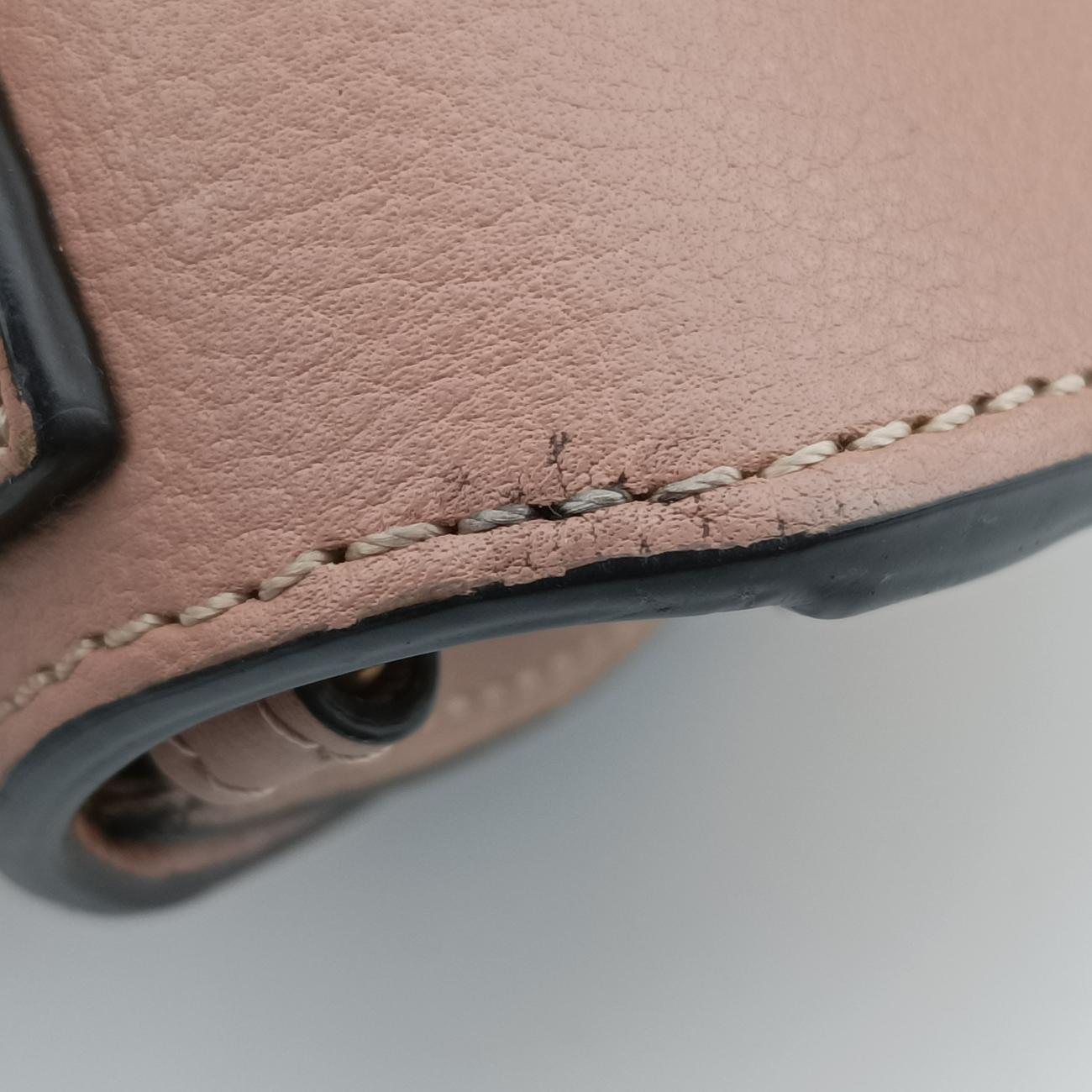 Pre-owned Chloe Nile Minaudiere Pink Leather  shoulderbag | stylenewstar