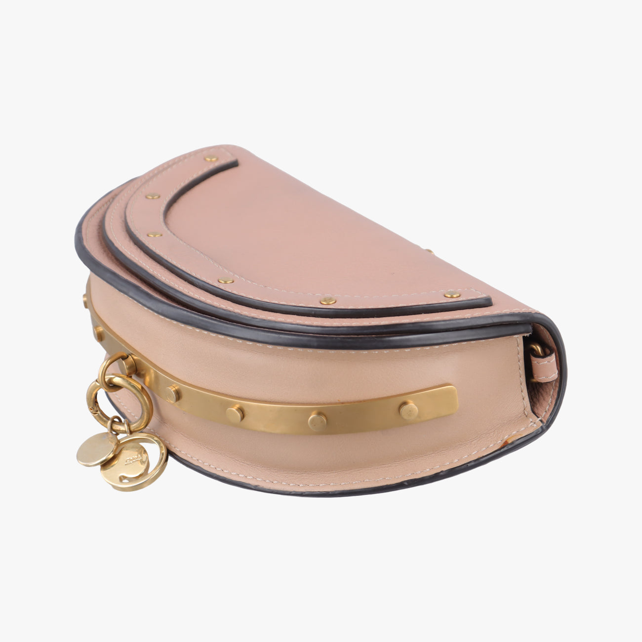 Pre-owned Chloe Nile Minaudiere Pink Leather  shoulderbag | stylenewstar