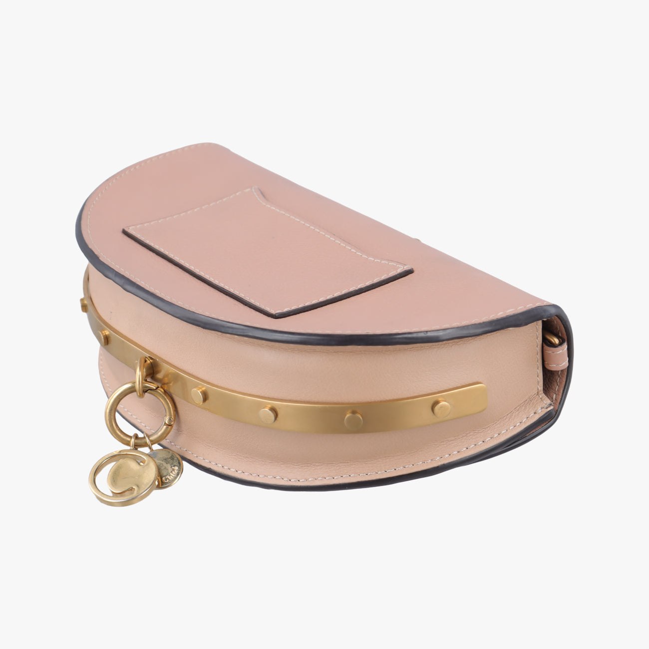 Pre-owned Chloe Nile Minaudiere Pink Leather  shoulderbag | stylenewstar