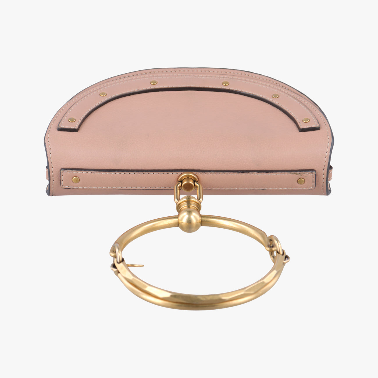 Pre-owned Chloe Nile Minaudiere Pink Leather  shoulderbag | stylenewstar