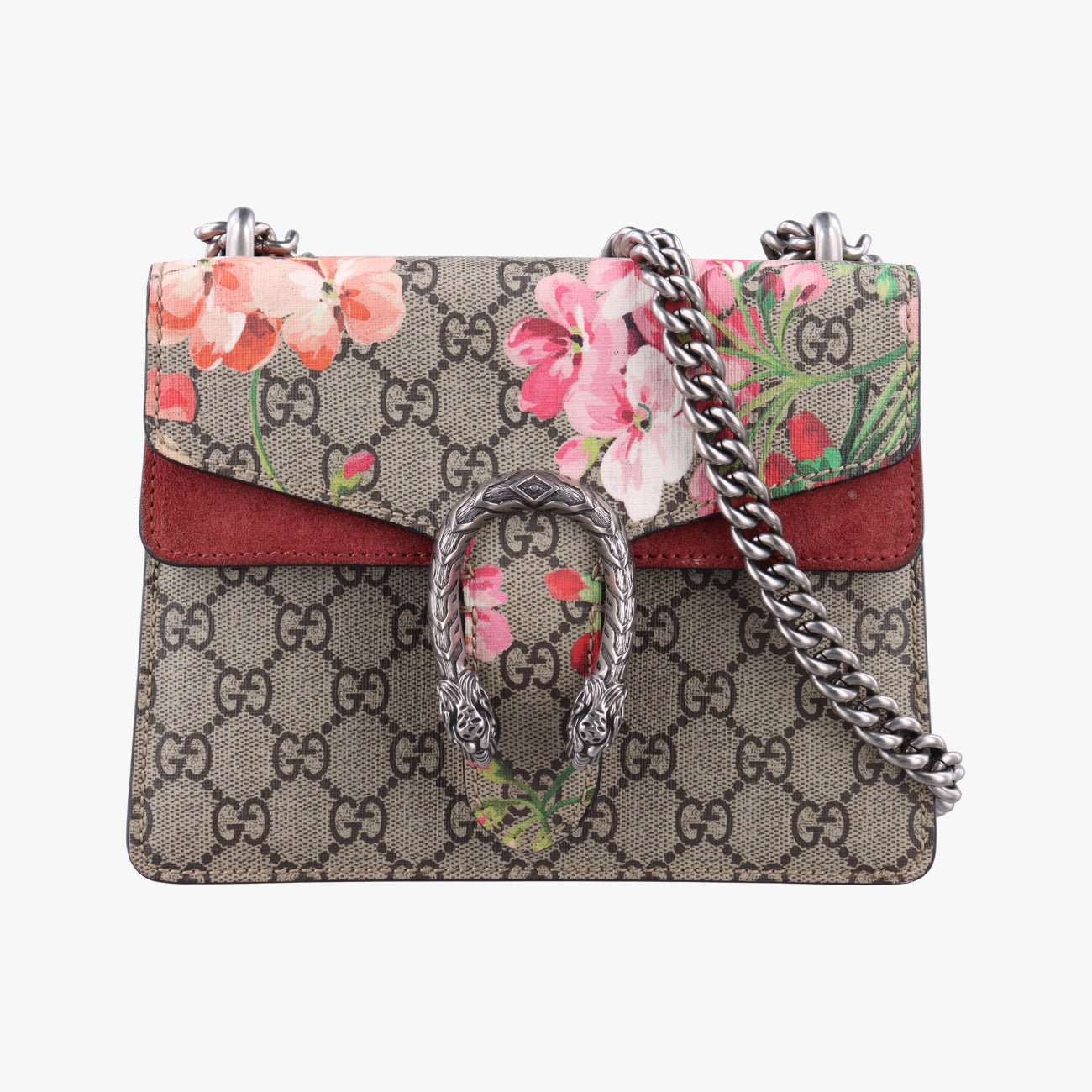 Secondhand Gucci Dionysus beige×red×multicolor PVC coated canvas 421970 shoulderbag | stylenewstar