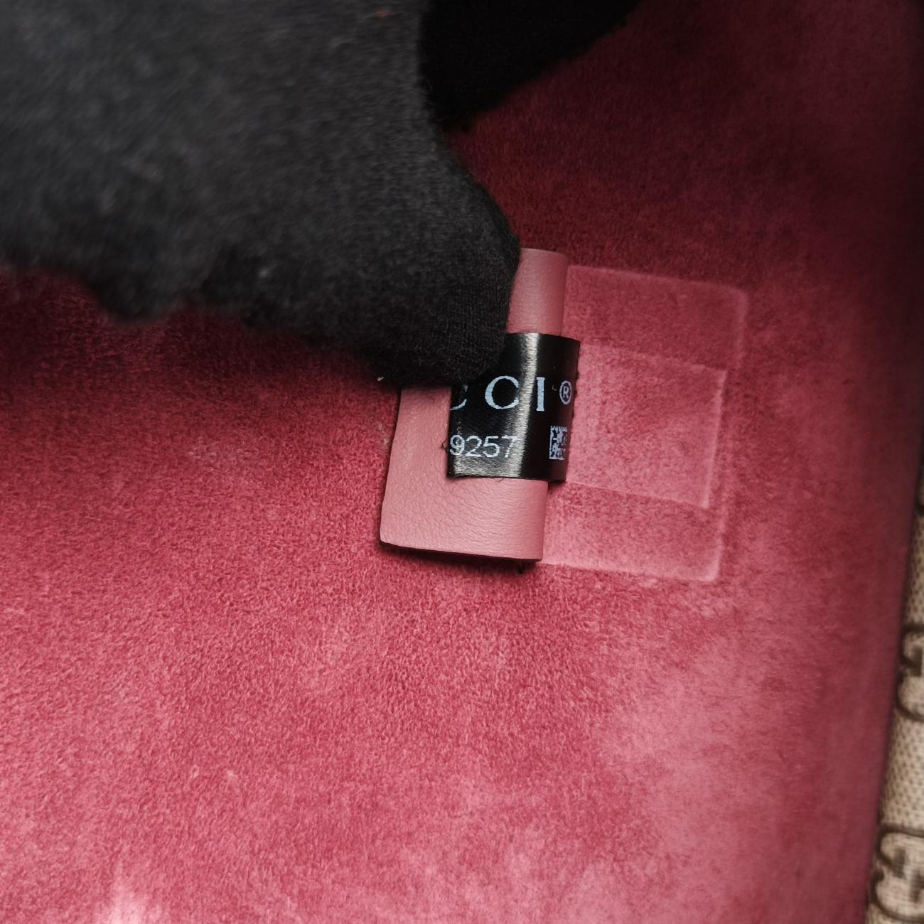 Secondhand Gucci Dionysus beige×red×multicolor PVC coated canvas 421970 shoulderbag | stylenewstar