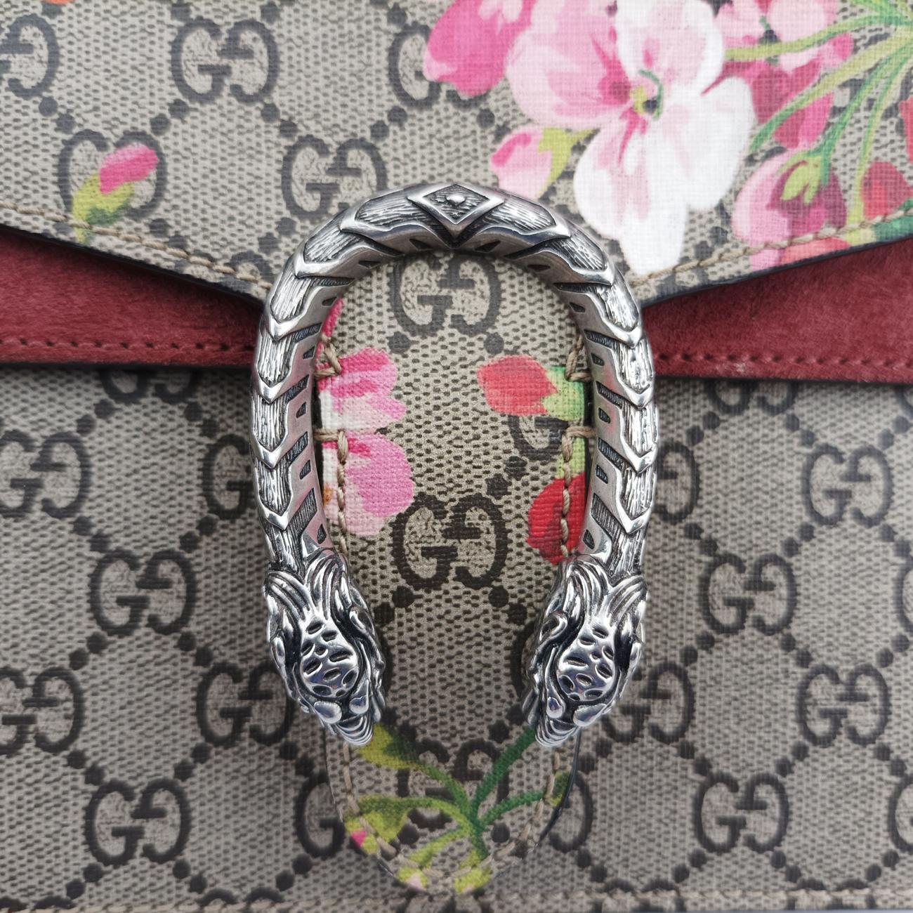 Secondhand Gucci Dionysus beige×red×multicolor PVC coated canvas 421970 shoulderbag | stylenewstar