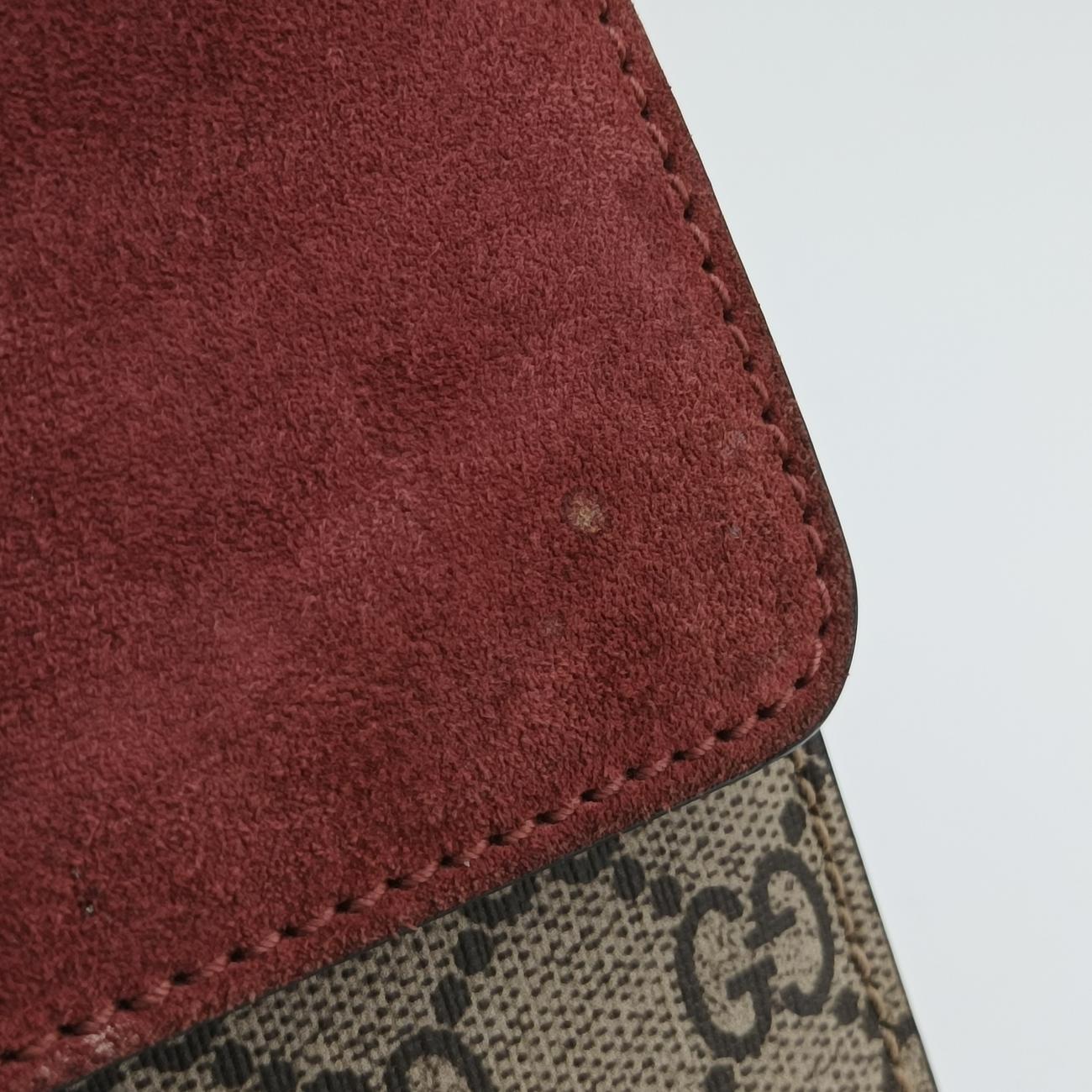 Secondhand Gucci Dionysus beige×red×multicolor PVC coated canvas 421970 shoulderbag | stylenewstar