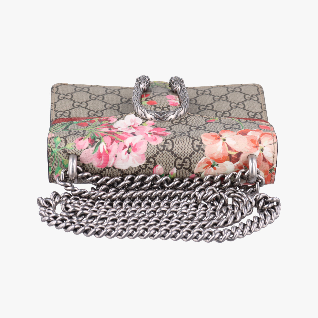 Secondhand Gucci Dionysus beige×red×multicolor PVC coated canvas 421970 shoulderbag | stylenewstar